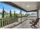 Covered balcony with backyard view at 1105 Harbor Hill St, Winter Garden, FL 34787