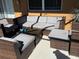 Patio furniture with wicker seating at 115 Essex Pl, Davenport, FL 33896