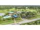 Aerial view of community pool, playground, and sports courts at 13656 Crystal River Dr, Orlando, FL 32828