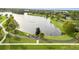 Scenic walking path along the lake at 13656 Crystal River Dr, Orlando, FL 32828