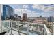 Panoramic city views from private balcony at 150 E Robinson St # 1410, Orlando, FL 32801