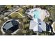 Aerial view showing community pool, clubhouse, and playground at 2408 Addison Creek Dr, Kissimmee, FL 34758