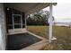 Covered porch with waterfront view at 560 Eden Dr, St Cloud, FL 34771