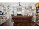 Relaxing living room featuring a large sectional sofa and hardwood floors at 648 Cortona Dr, Orlando, FL 32828