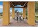 Covered picnic pavilion with table and benches, ideal for outdoor gatherings at 648 Cortona Dr, Orlando, FL 32828
