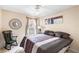 Spacious bedroom with a king-size bed and large window at 707 Terranova Ave, Winter Haven, FL 33884