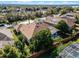 Aerial view of a house with a pool and screen enclosure at 8231 Lynch Dr, Orlando, FL 32835