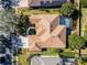 Top down view of house and backyard at 8231 Lynch Dr, Orlando, FL 32835