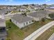 Aerial view of house and surrounding neighborhood at 9653 Early Loop, Groveland, FL 34736