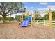 Community playground with swings and climbing structures at 971 Worthington Ct, Oviedo, FL 32765