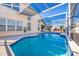 Inviting screened pool with patio at 108 Strait Dr, Davenport, FL 33897