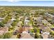 Aerial view of a home in a residential neighborhood at 11016 Orangeshire Ct, Ocoee, FL 34761