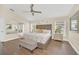 Spacious main bedroom with king-size bed and ensuite bathroom at 11016 Orangeshire Ct, Ocoee, FL 34761