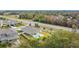 Aerial view of a house with a pool and fenced backyard at 1870 Dumbleton Pl, St Cloud, FL 34771