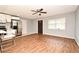 Modern kitchen featuring stainless steel appliances and an island at 2090 Ashland Blvd, Orlando, FL 32808