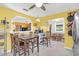 Bright kitchen, breakfast nook, and view of dining area at 2100 Suffield Dr, Winter Park, FL 32792