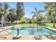 Inviting swimming pool with a large backyard at 2100 Suffield Dr, Winter Park, FL 32792