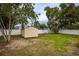 Large backyard with shed and fenced perimeter at 2585 Northland Rd, Mount Dora, FL 32757