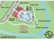 Map of community amenities including pool, fitness center, and playground at 2909 Hudson Hammock Way, Saint Cloud, FL 34773