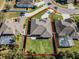 Aerial view of house and property lot at 381 Skyview Pl, Chuluota, FL 32766