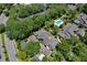 Aerial view of the property and its surrounding area at 3992 Radley Ct, Longwood, FL 32779