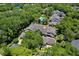 Aerial view showcasing the property and community pool at 3992 Radley Ct, Longwood, FL 32779