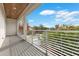 Modern balcony overlooking tree-lined street at 400 W Hazel St, Orlando, FL 32804