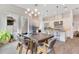 Modern dining room with a large wooden table and plenty of natural light at 400 W Hazel St, Orlando, FL 32804