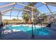 Inviting screened pool with a large patio at 425 Iowa Woods E Cir, Orlando, FL 32824