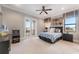 Charming bedroom with a playful design and window seat at 4326 Isabella Cir, Windermere, FL 34786