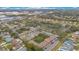 An aerial shot showing a residential community with multiple buildings, pools, and parking areas at 4944 Tangerine Ave # 4944, Winter Park, FL 32792