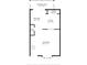 Floor plan showing living room, kitchen, and screened porch at 5978 Braemar Pl # 108, Orlando, FL 32822