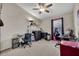 Home office space with a desk, chair, and printer at 5978 Braemar Pl # 108, Orlando, FL 32822