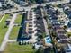 Aerial view showcasing townhome community at 7415 Lago De Oro # 2, Orlando, FL 32822