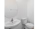 Clean bathroom with toilet, sink, and vanity at 7415 Lago De Oro # 2, Orlando, FL 32822