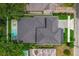 Aerial view of home showcasing the backyard pool, patio, and overall layout at 809 Maxwell St, Orlando, FL 32804