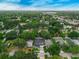 Aerial view of home surrounded by lush greenery in a suburban neighborhood at 809 Maxwell St, Orlando, FL 32804