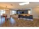 Open dining area with a wooden table and six chairs at 1354 Tierra Cir, Winter Park, FL 32792