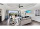 Living room with golf course view at 1368 Centre Court Ridge Dr # 104, Reunion, FL 34747