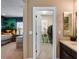 Bathroom with walk-in closet and shared bath vanity at 14442 Avenue Of The Rushes, Winter Garden, FL 34787