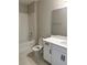 Bathroom with shower/tub combo, toilet, and double vanity at 16337 Silver Grove Blvd, Winter Garden, FL 34787