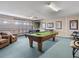 Game room with pool table and comfortable seating at 2119 Victoria Dr, Davenport, FL 33837