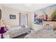 Bedroom with two twin beds, featuring Disney Princess bedding and decor and a mural at 2220 Wyndham Palms Way, Kissimmee, FL 34747