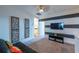 Gathering room with a flat screen TV and comfortable couch at 236 Captiva Dr, Davenport, FL 33896