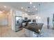 Modern kitchen features stainless steel appliances and a large island at 236 Captiva Dr, Davenport, FL 33896