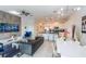 Open floor plan with modern kitchen and living area at 236 Captiva Dr, Davenport, FL 33896