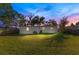 Spacious backyard at night at 2901 Primrose Ct, Orlando, FL 32803