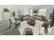 Living room with sectional sofa and coffee table at 488 Marion Oaks Blvd, Ocala, FL 34473