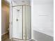 Bathroom with corner shower and garden tub at 604 Elfrida Way, Kissimmee, FL 34758