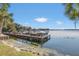 Private lake access with wooden docks at 690 Osceola Ave # 209, Winter Park, FL 32789